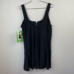 NWT Pacific Connections Black Swim Suit Size 20W